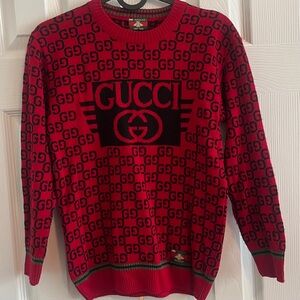 Gucci Kids Monogram Sweater Size Large